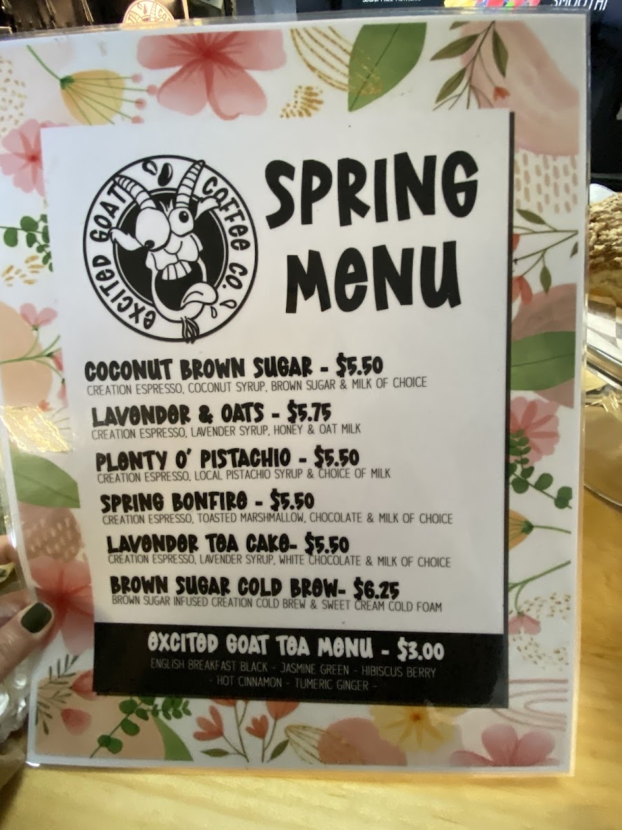 Excited Goat Coffee Company Menu-2